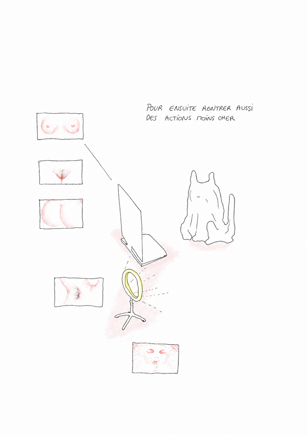 Planche CAMIAGIRL : dispositif de live