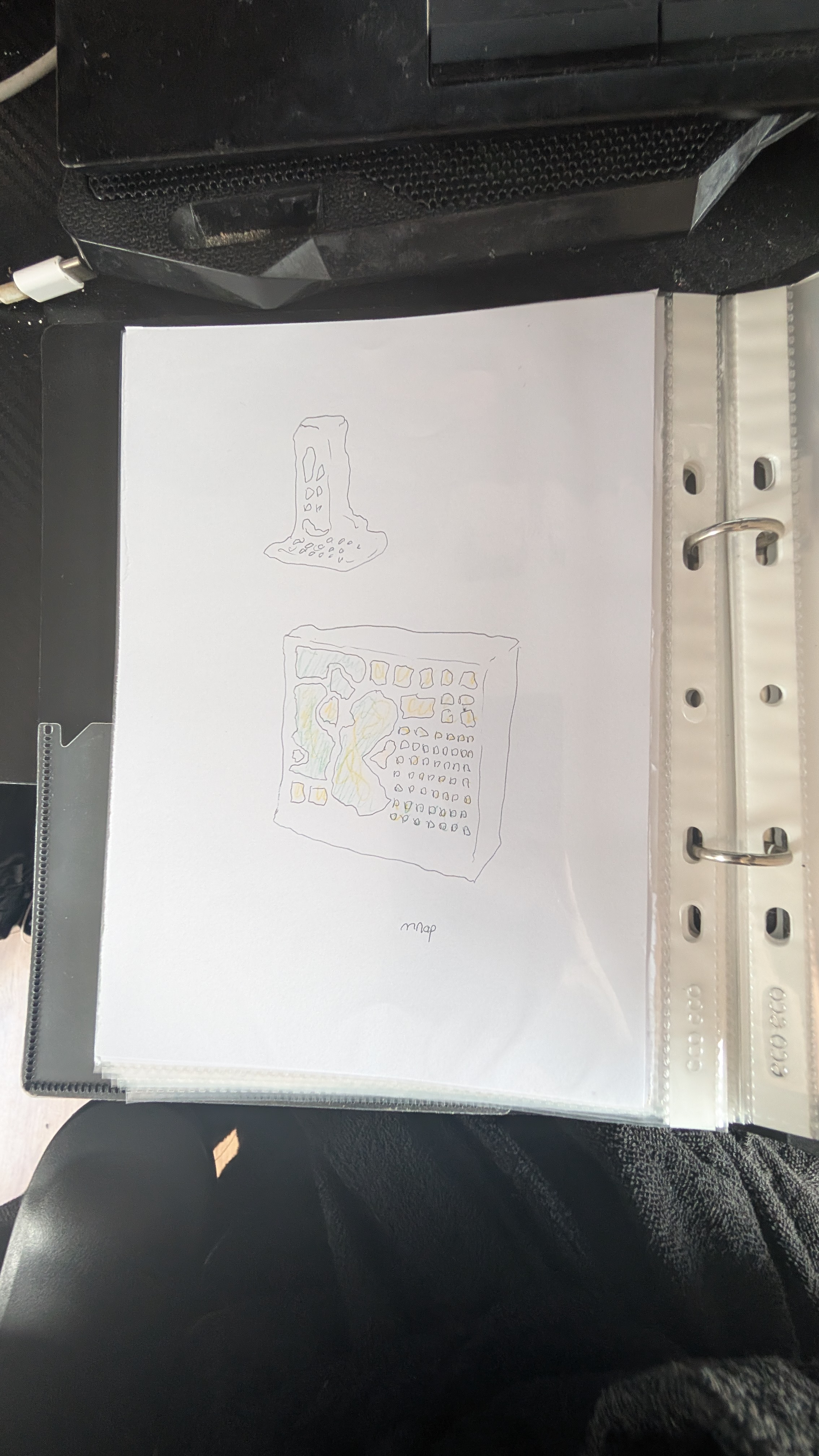 Croquis d'installation fictive 25