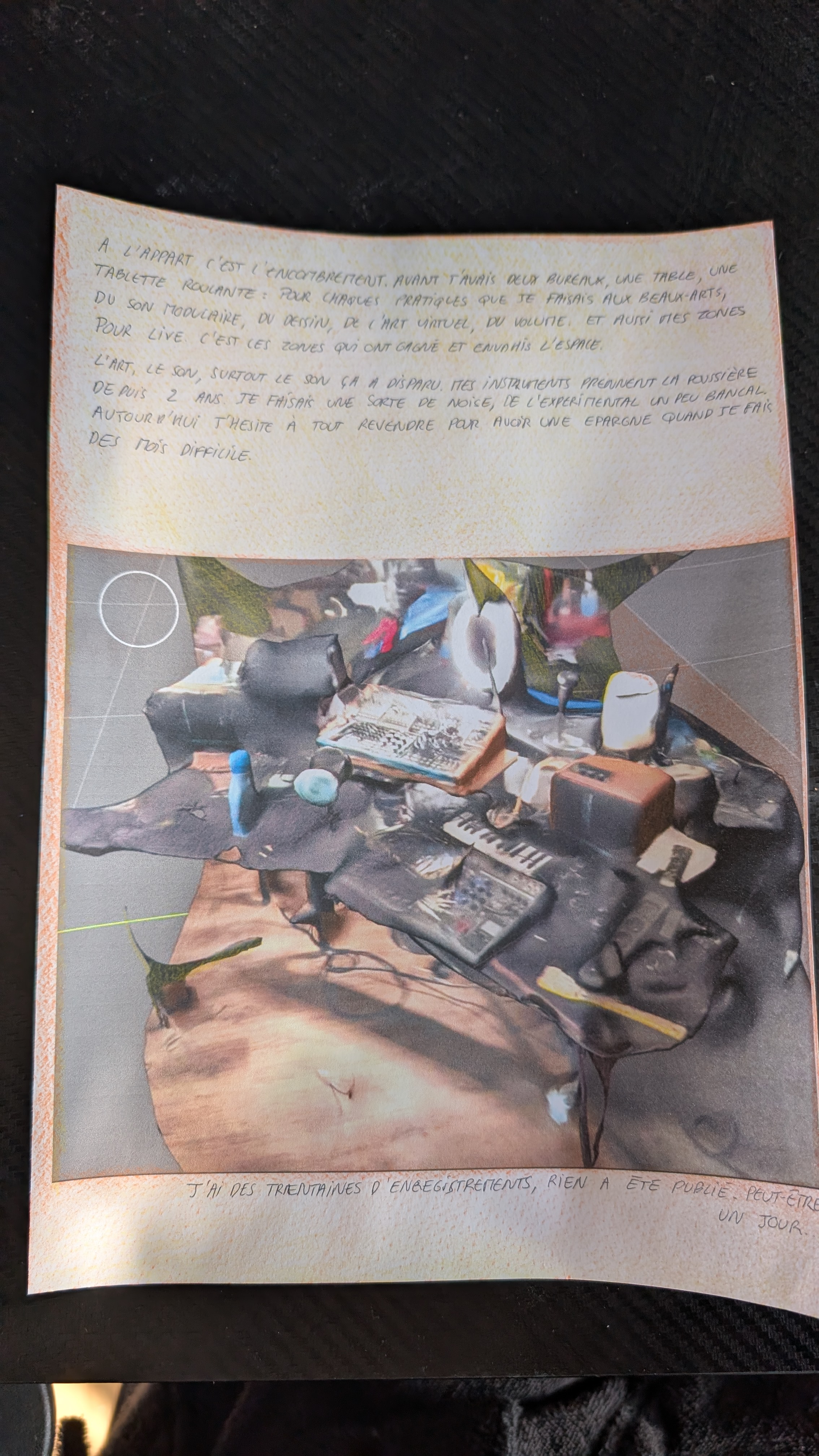 Collage : My life, planche 2