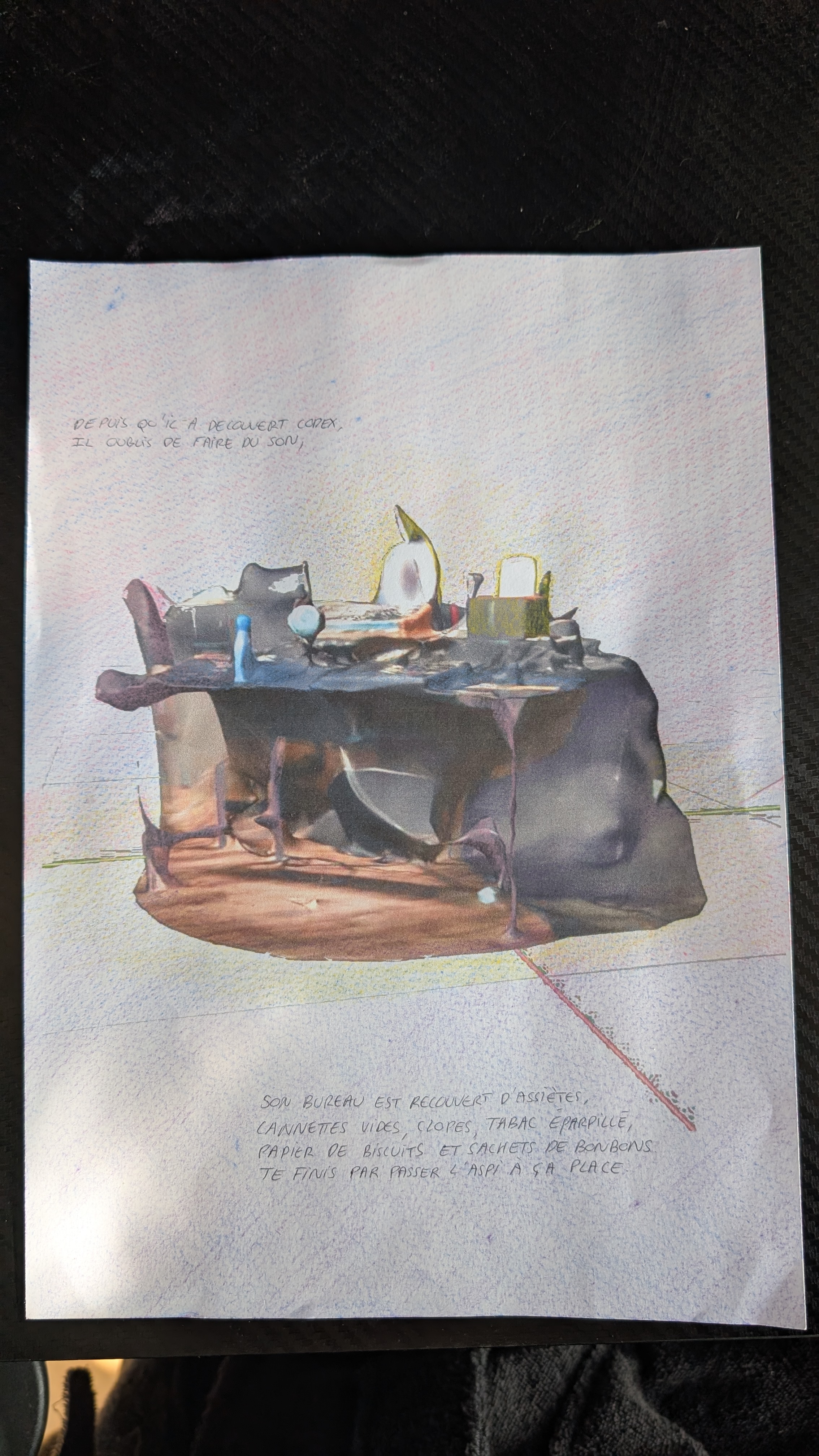 Collage : My life, planche 4
