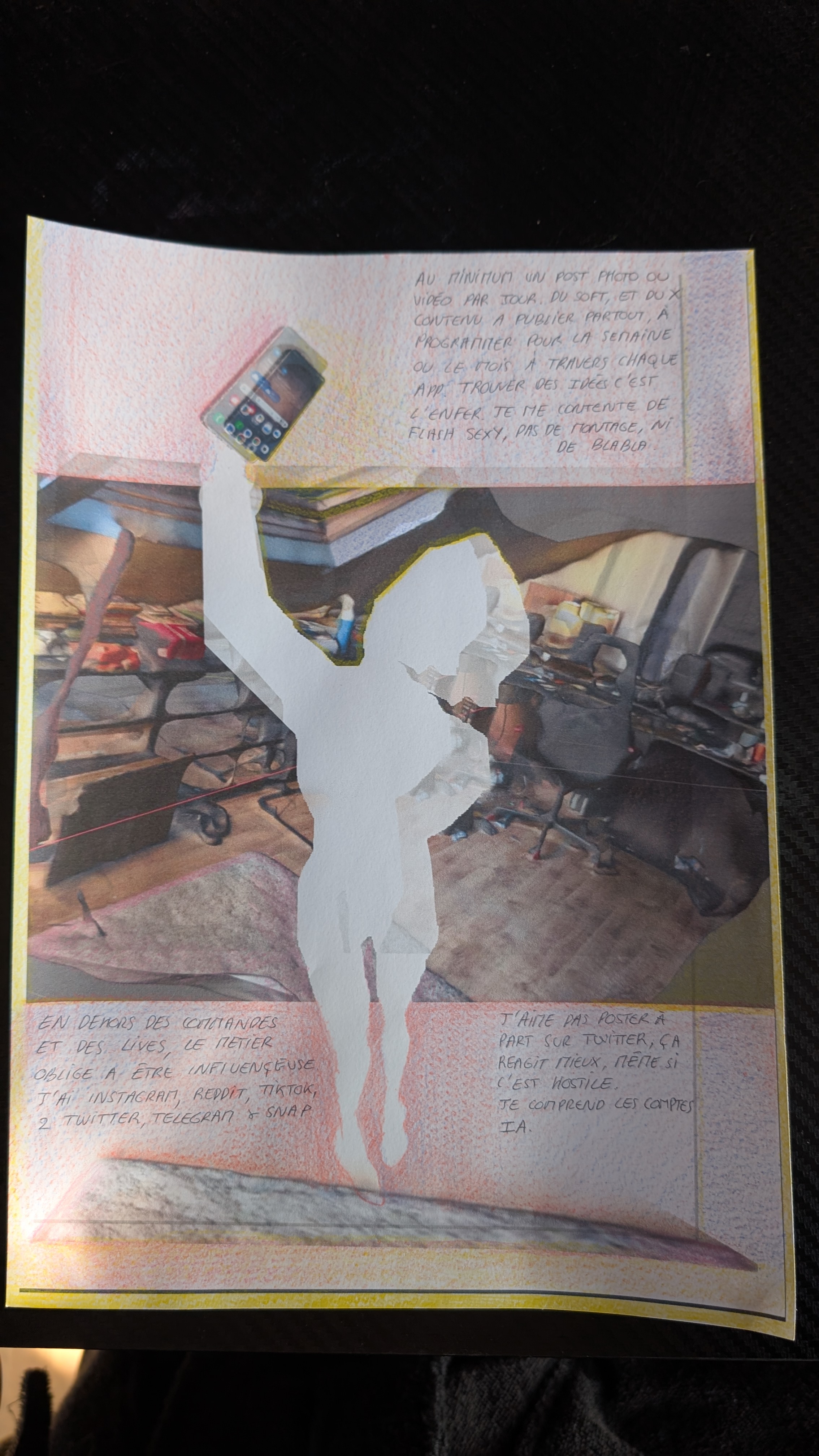Collage : My life, planche 5