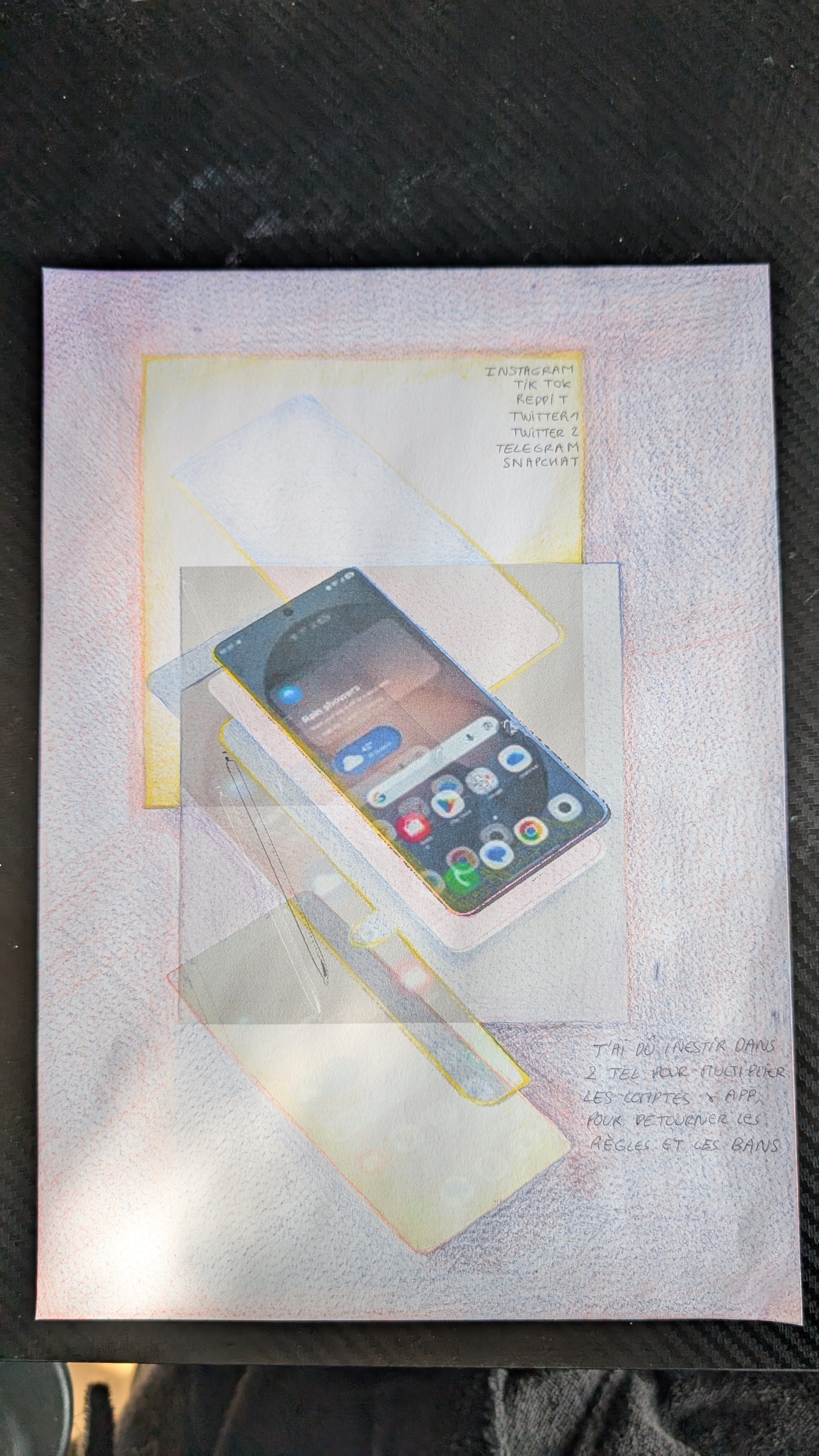Collage : My life, planche 6