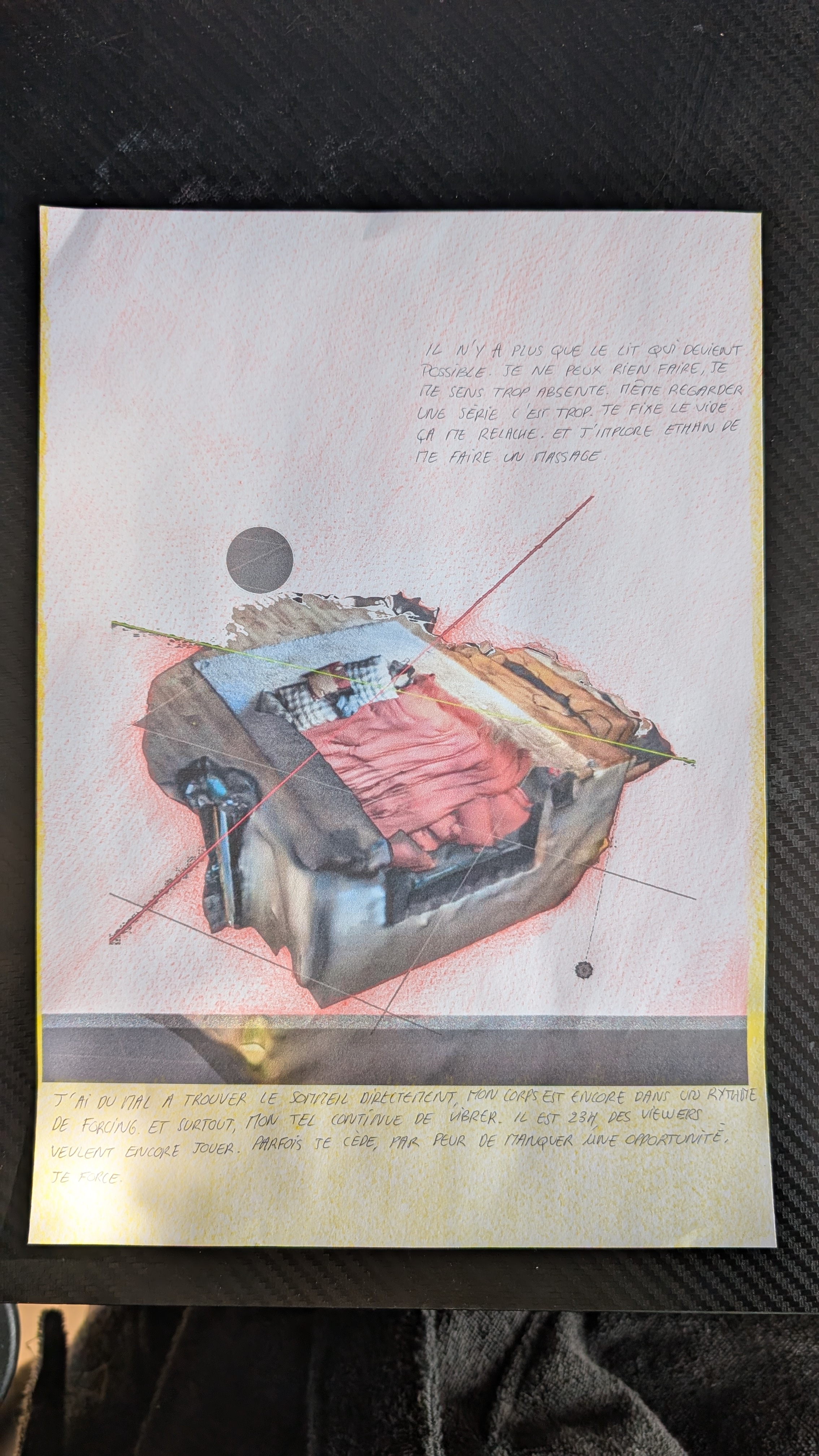 Collage : My life, planche 7